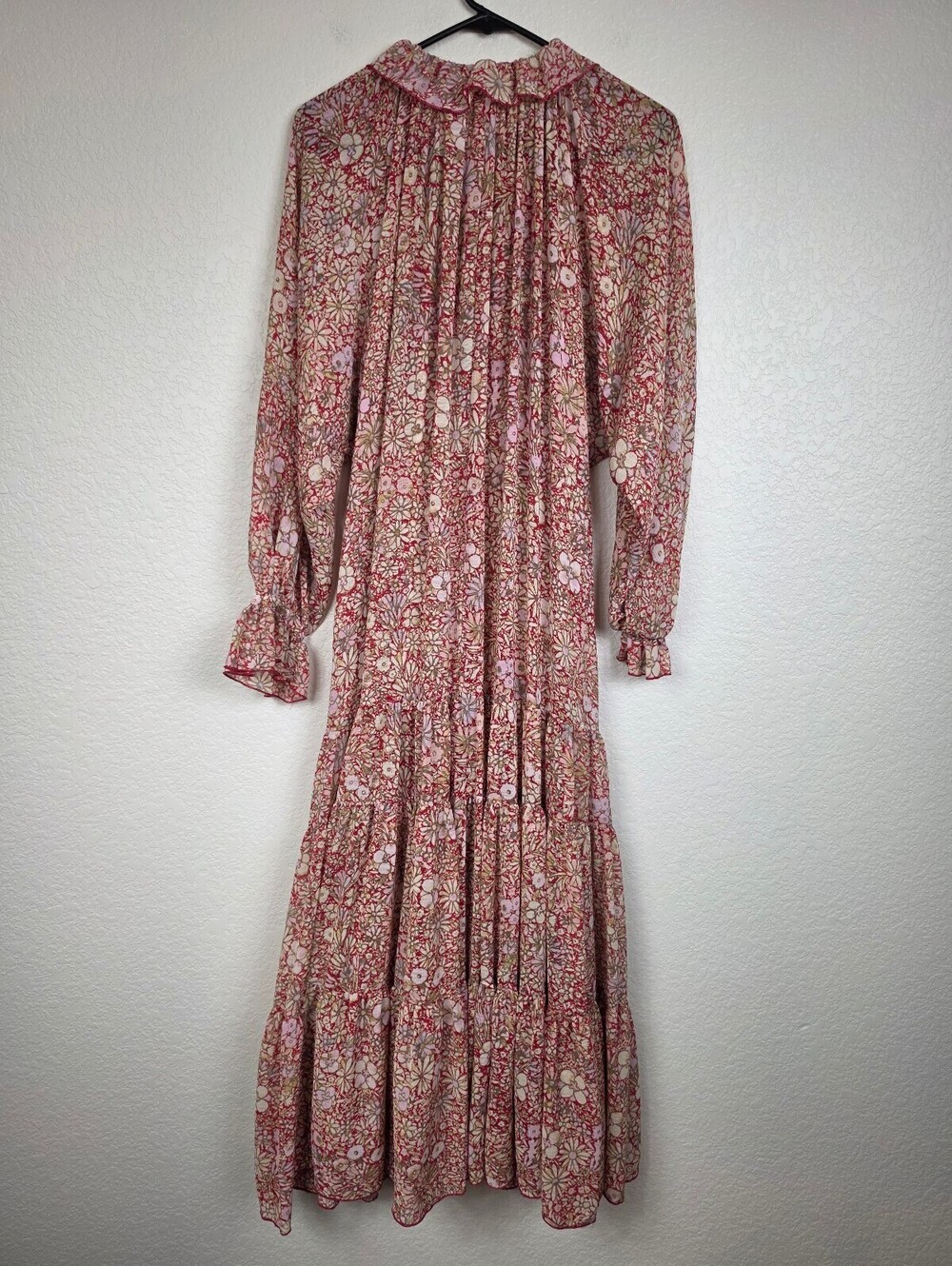 Free People $168 Floral Maxi Dress Medium - Picture 2 of 5